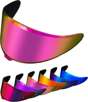 PSLER RF-1400 RF 1400 visor - CWR-F2R Face Shield Helmet Visor Motorcycle Helmet Shield Accessories Replacement for RF 1400 CWR-F2R NXR2 Z8,Deep Rose Red
