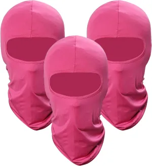 Pukavt 1-3 Pack Balaclava Face Mask, Ski Mask for Men Women, UV Protection Windproof Scarf for Motorcycle Snowboard Cycling