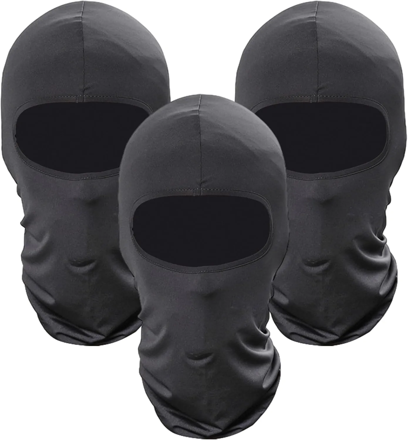 Pukavt 1-4 Pack Balaclava Face Mask, Ski Mask for Men Women, UV Protection Windproof Scarf for Motorcycle Snowboard Cycling