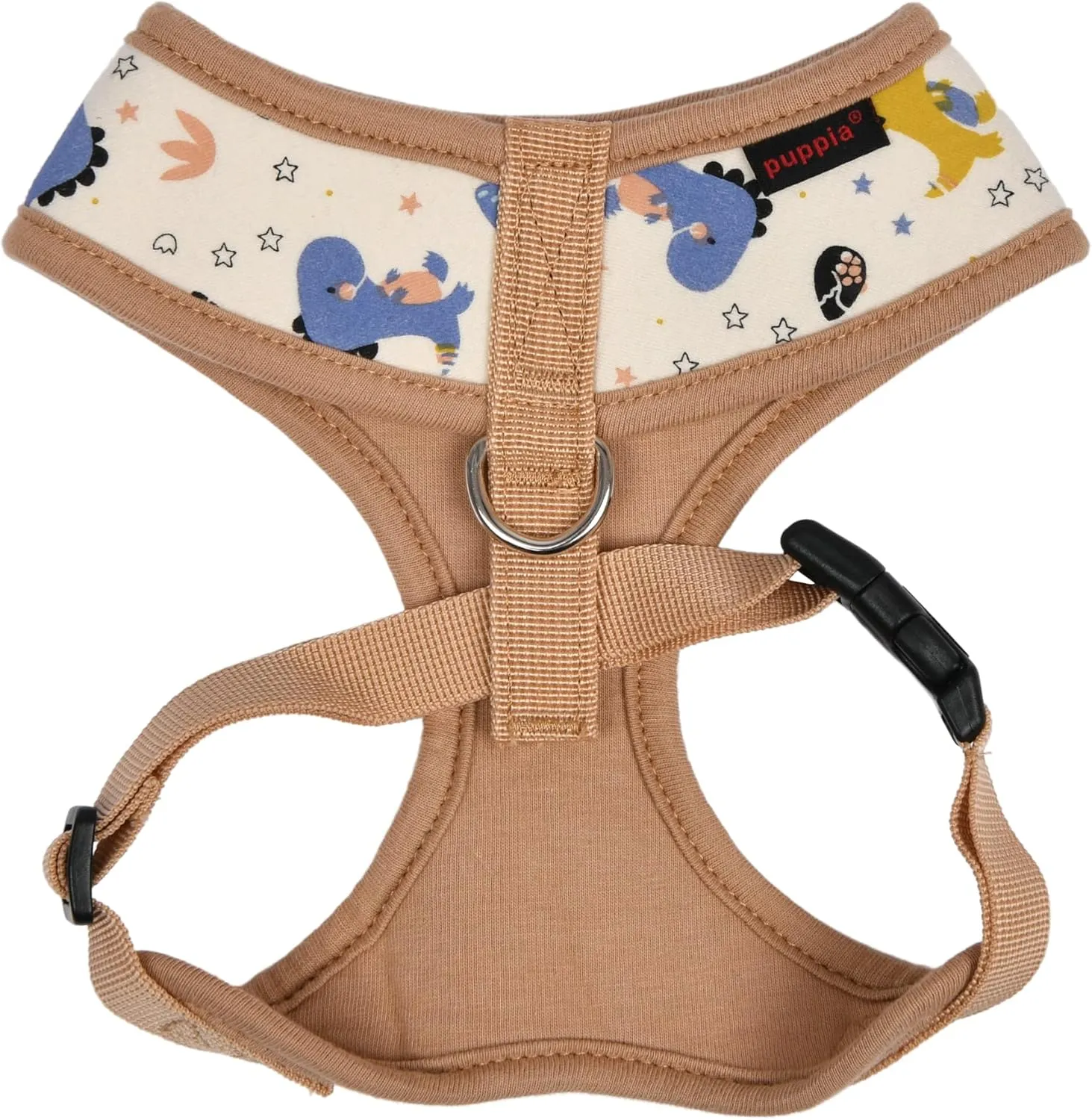 Puppia Spring and Summer Fashion Over-The-Head Dog Harness, Beige_Minmi, Medium