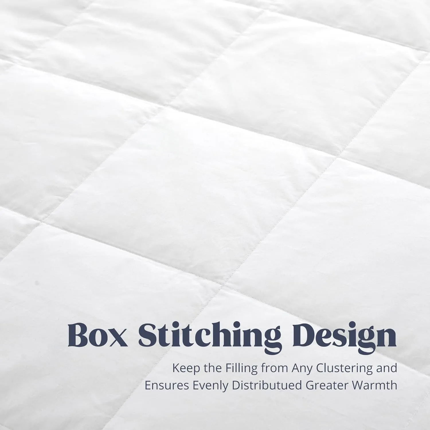 puredown® Blankets King Size - Soft Lightweight Down Blanket for All Seasons, Cozy Warm Luxury Bed Blanket with Satin Trim, Cotton Cover, White (108"X90")