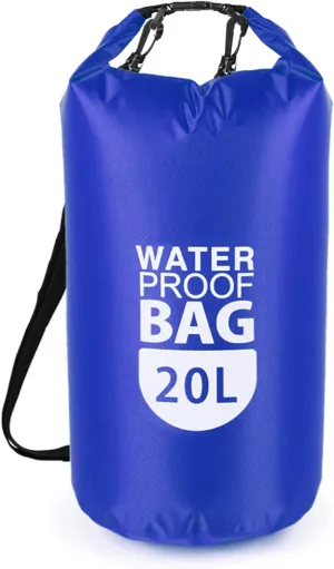 PVC Dry Waterproof Bag Roll Dry Bag 10L/20L Water Sports Storage Bag Weight Dry Sack