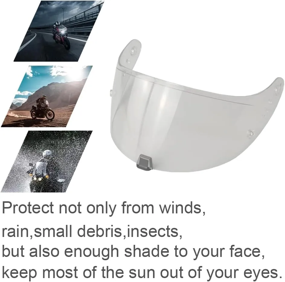 R1 Air Helmet Visor with Anti Fog Film,UV Protection Helmet Face Shield Compatible with R1 Air,T520,ST1400 (Clear Anti Fog Film)