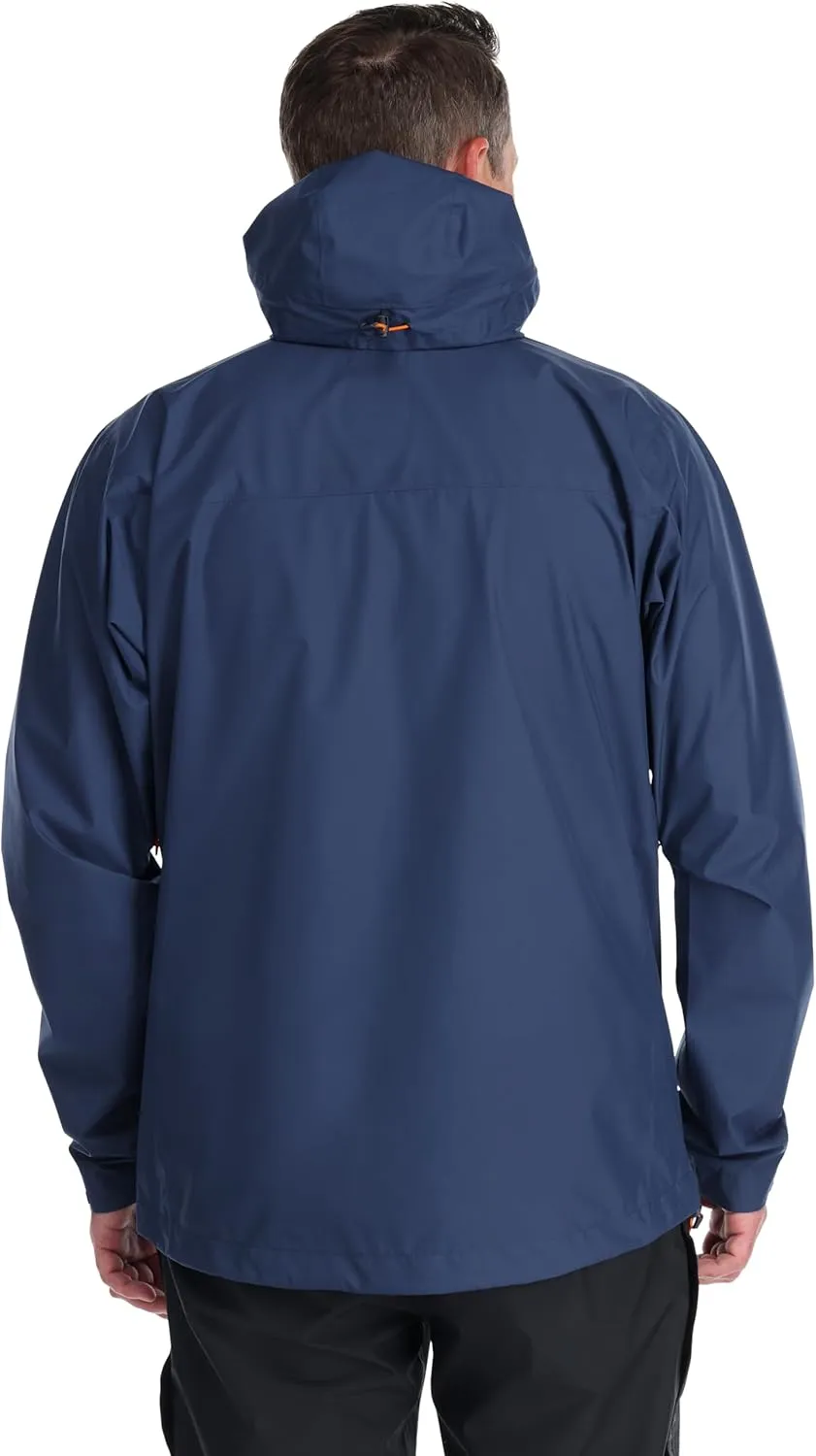 Rab Men's Downpour Eco Waterproof Breathable Jacket for Hiking & Climbing