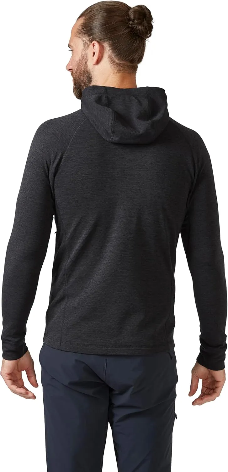 Rab Men's Nexus Hoody - Full-Zip Lightweight Fleece Jacket for Hiking & Climbing
