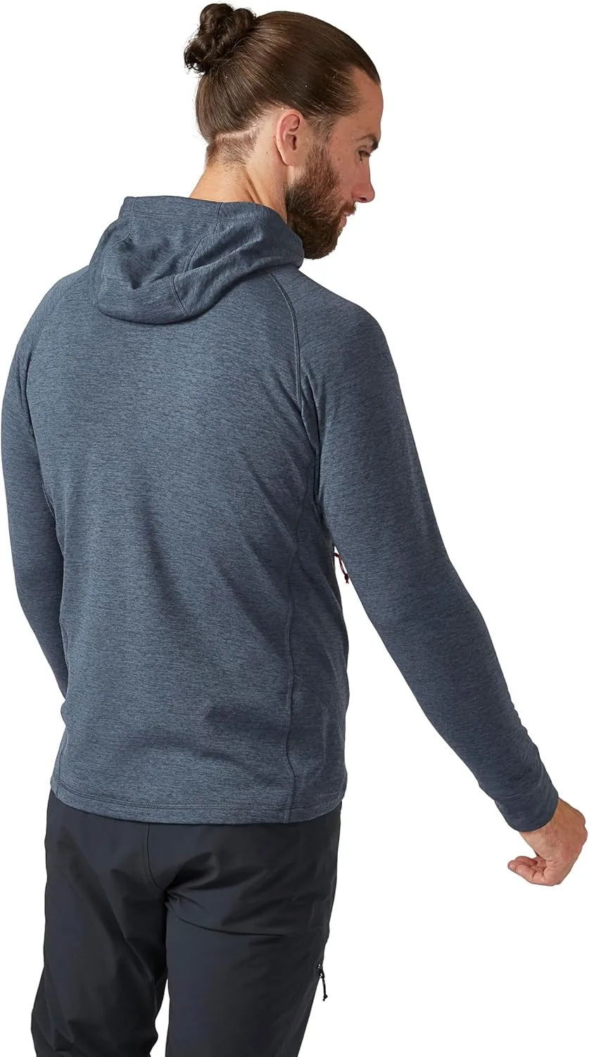 Rab Men's Nexus Hoody - Full-Zip Lightweight Fleece Jacket for Hiking & Climbing