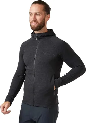 Rab Men's Nexus Hoody - Full-Zip Lightweight Fleece Jacket for Hiking & Climbing