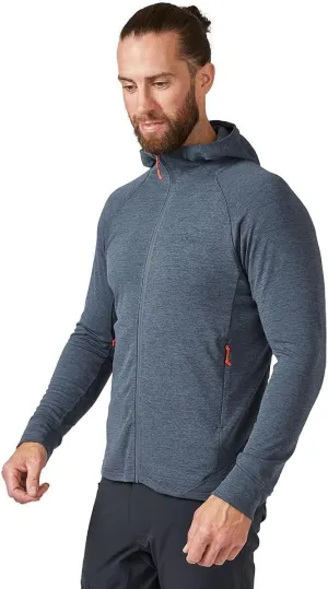 Rab Men's Nexus Hoody - Full-Zip Lightweight Fleece Jacket for Hiking & Climbing