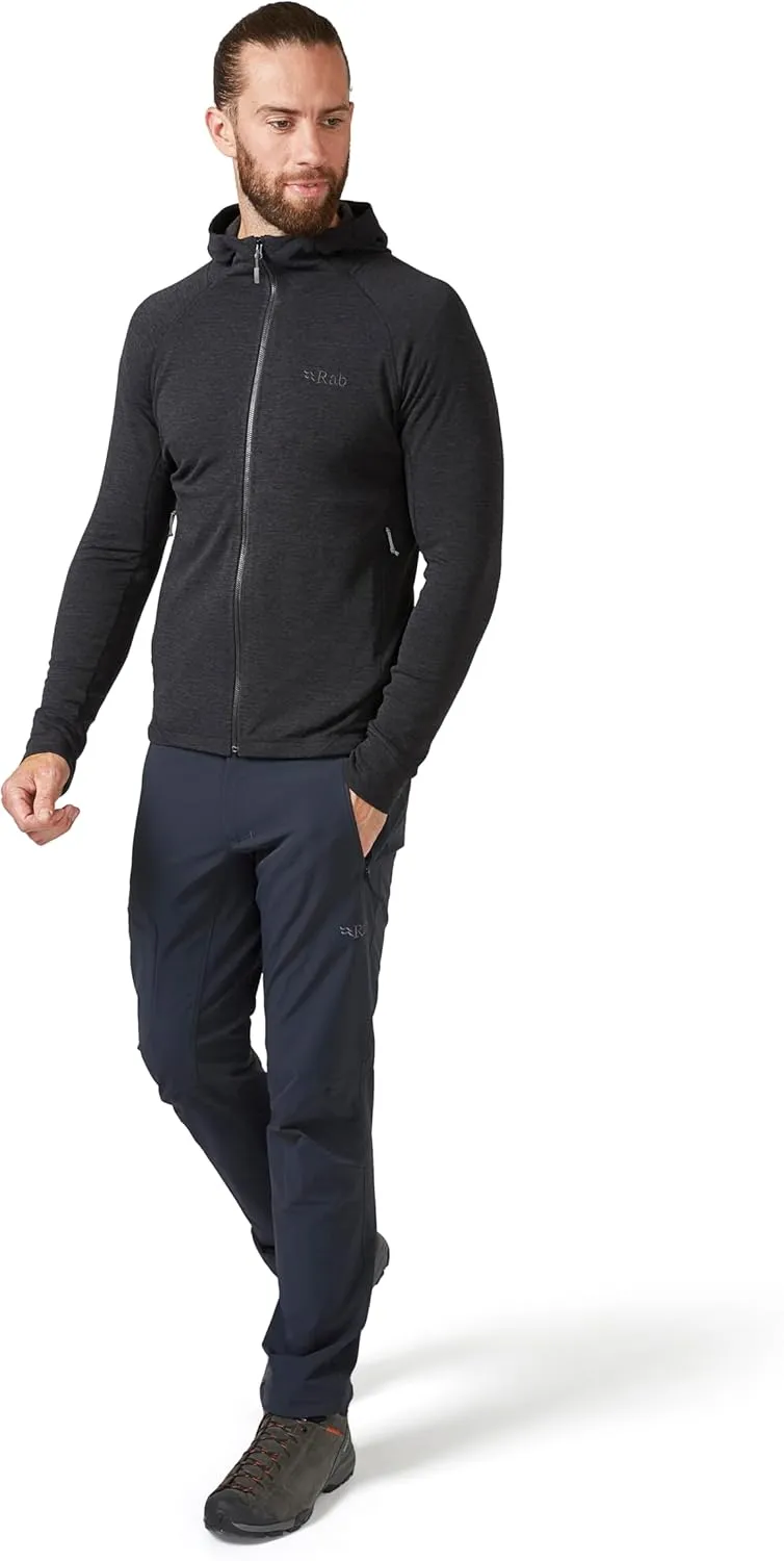 Rab Men's Nexus Hoody - Full-Zip Lightweight Fleece Jacket for Hiking & Climbing