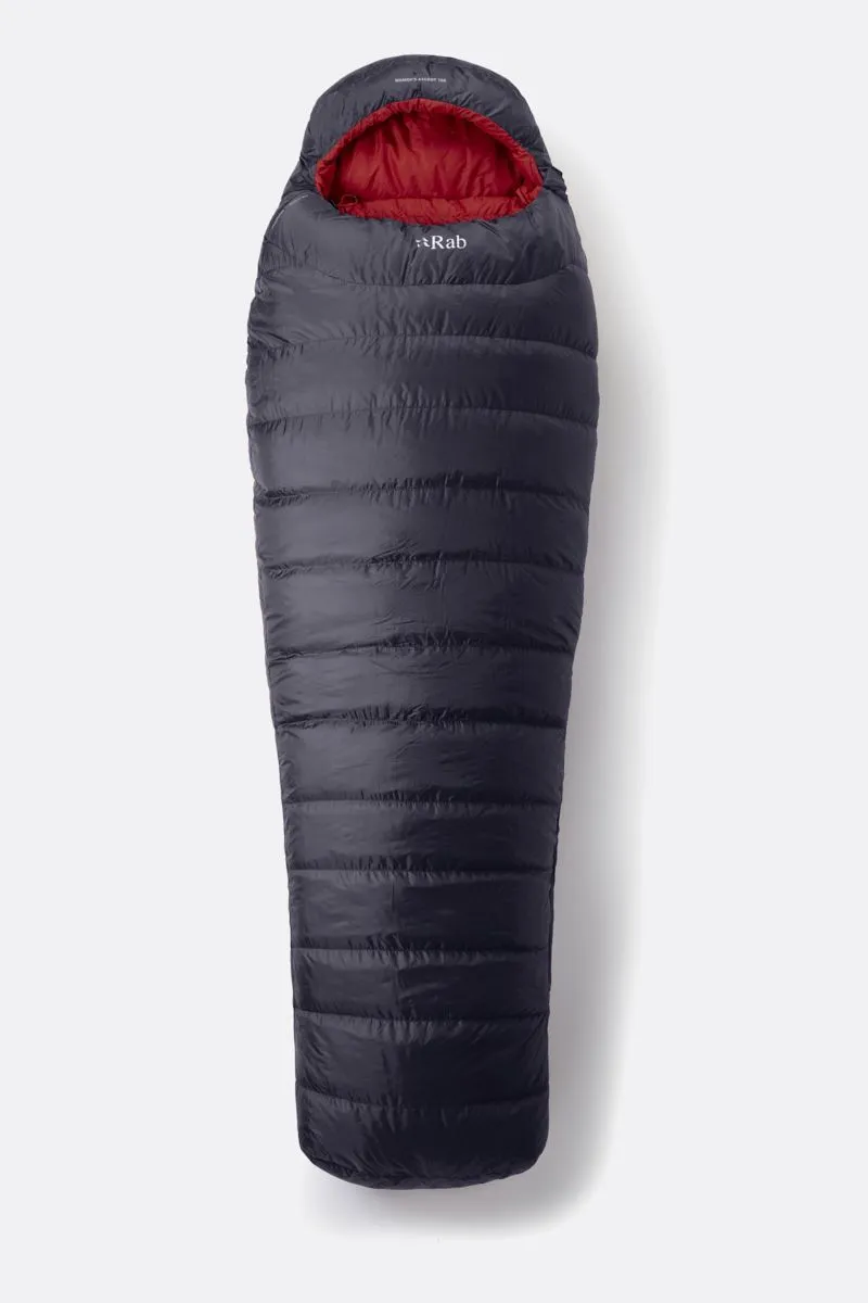Rab USA Ascent 700 Wmn Ebony Left Zip Sleeping Bag