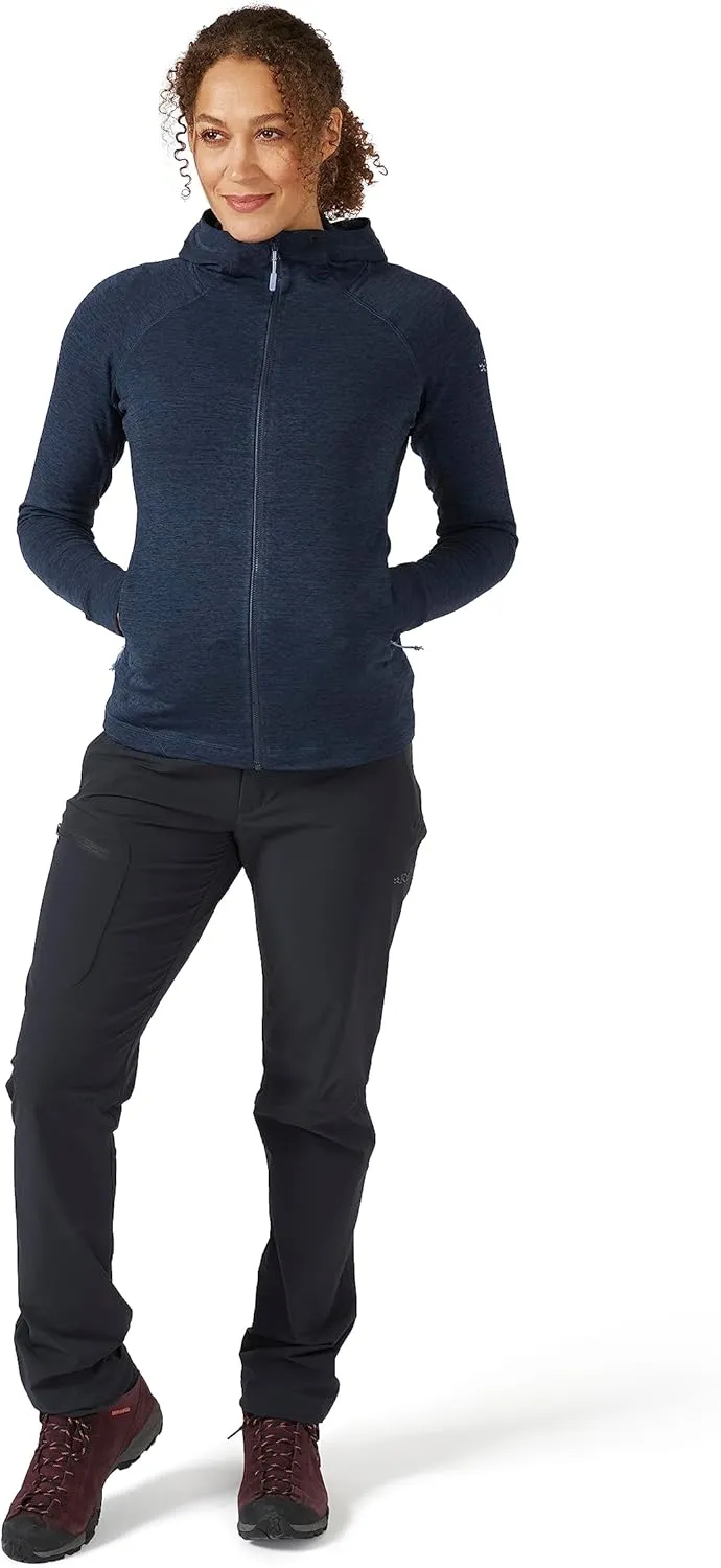 Rab Women's Nexus Hoody - Full-Zip Lightweight Fleece Jacket for Hiking & Climbing