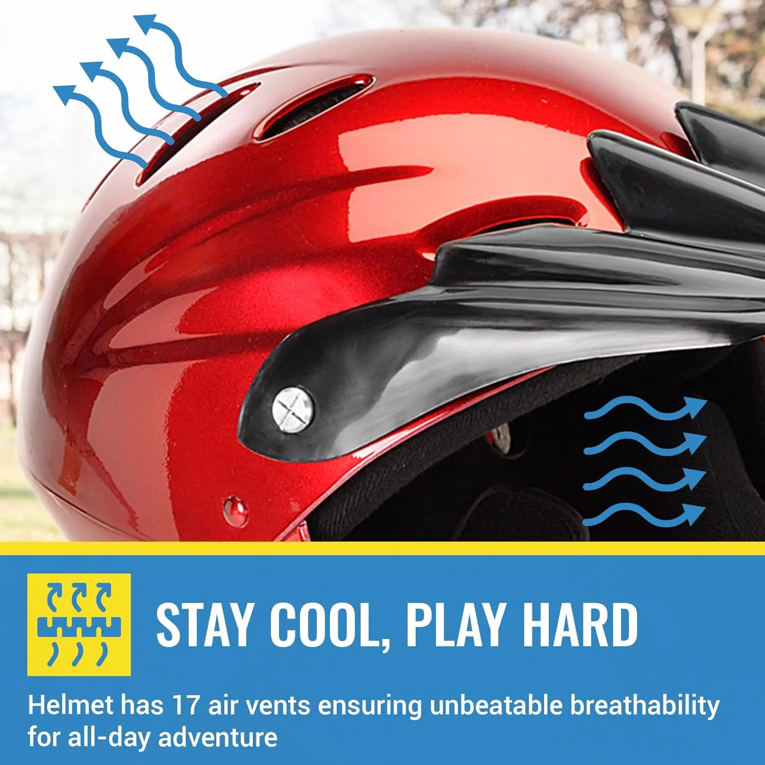 Razor Full Face Youth Helmet - Lightweight Plastic Outer Shell with Adjustable Straps for Young Riders