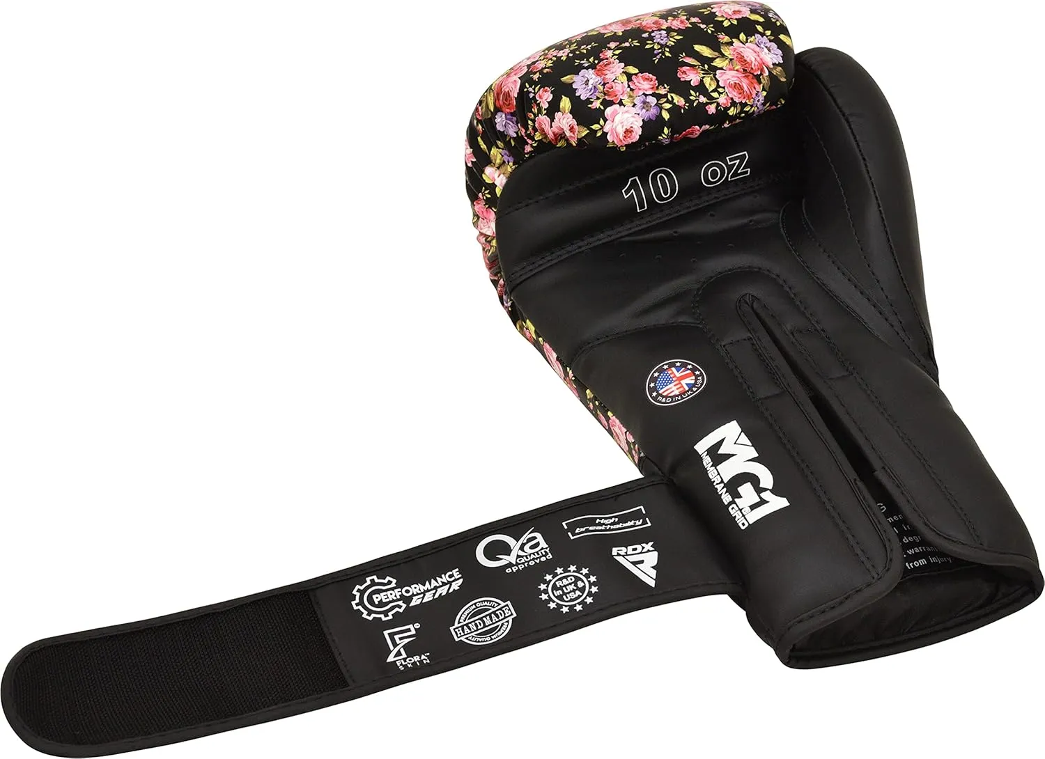 RDX Women Boxing Gloves for Training Muay Thai Maya Hide Leather Ladies Mitts, Kickboxing, Sparring Glove for Punch Bag, Focus Pads and Double End Ball Punching