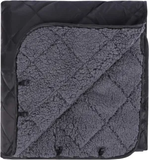 REDCAMP Large Warm Blanket with Sherpa Lining, Cold Weather Outdoor Blanket Windproof for Camping Stadium, Machine Washable 79"x 79"