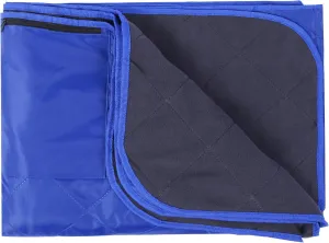 REDCAMP Large Waterproof Stadium Blanket for Cold Weather, Soft Warm Fleece Camping Blanket Windproof for Outdoor Sports, Blue