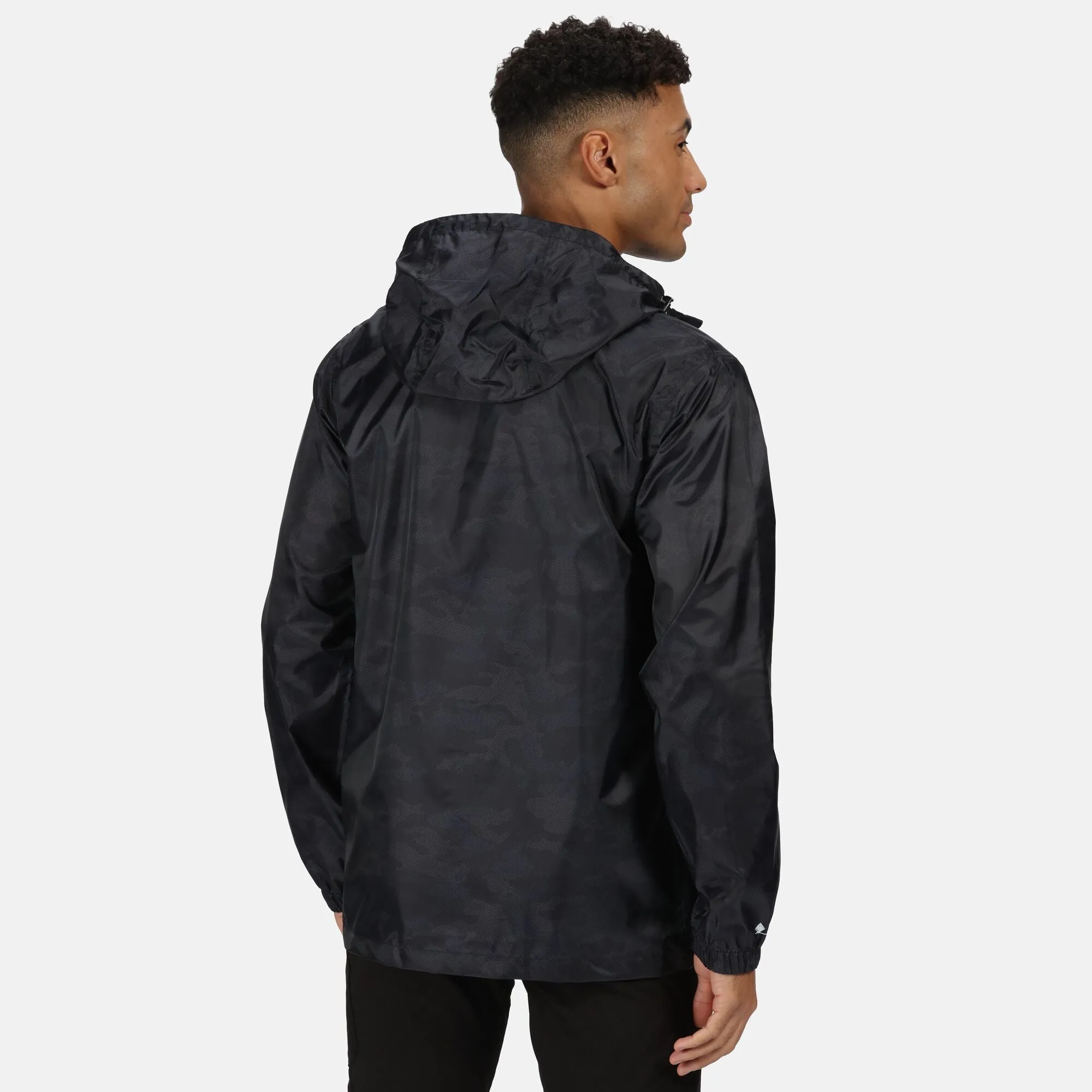 Regatta Men's Pack-It Jacket Black Camo