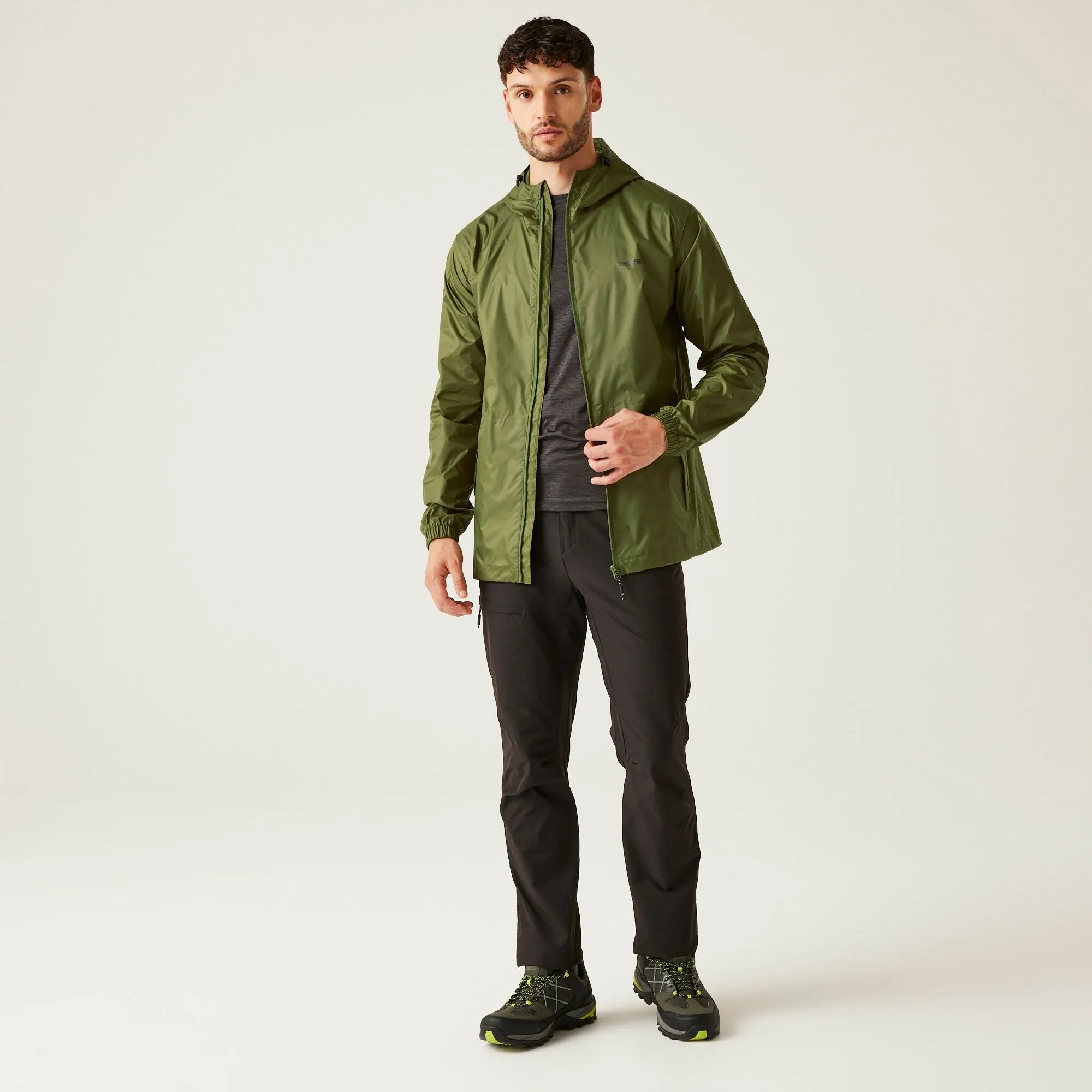Regatta Mens Waterproof Pack It Jacket with Bag