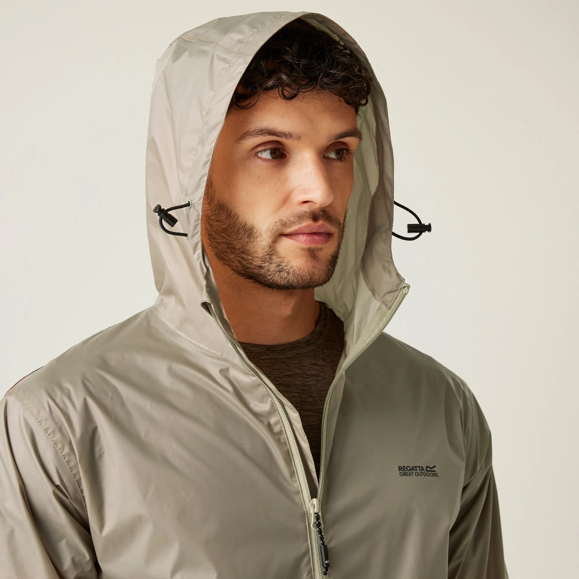Regatta Mens Waterproof Pack It Jacket with Bag