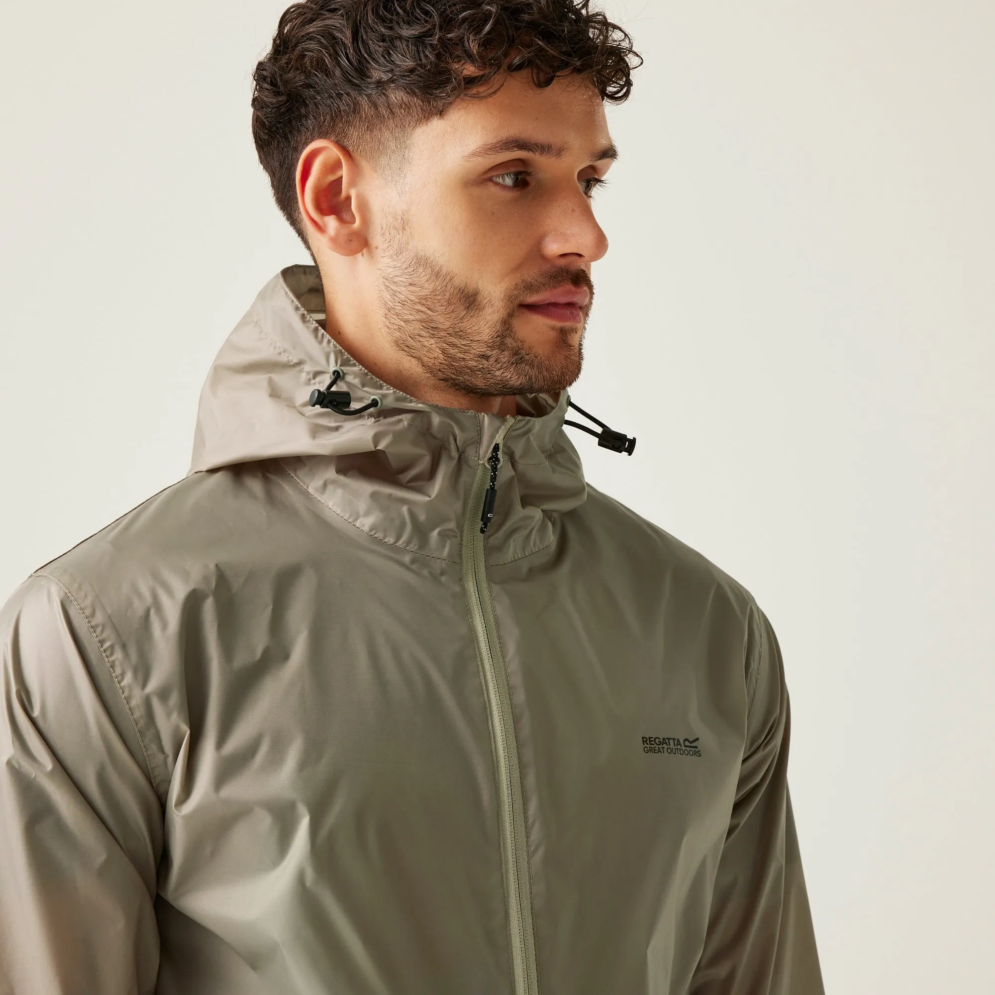 Regatta Mens Waterproof Pack It Jacket with Bag