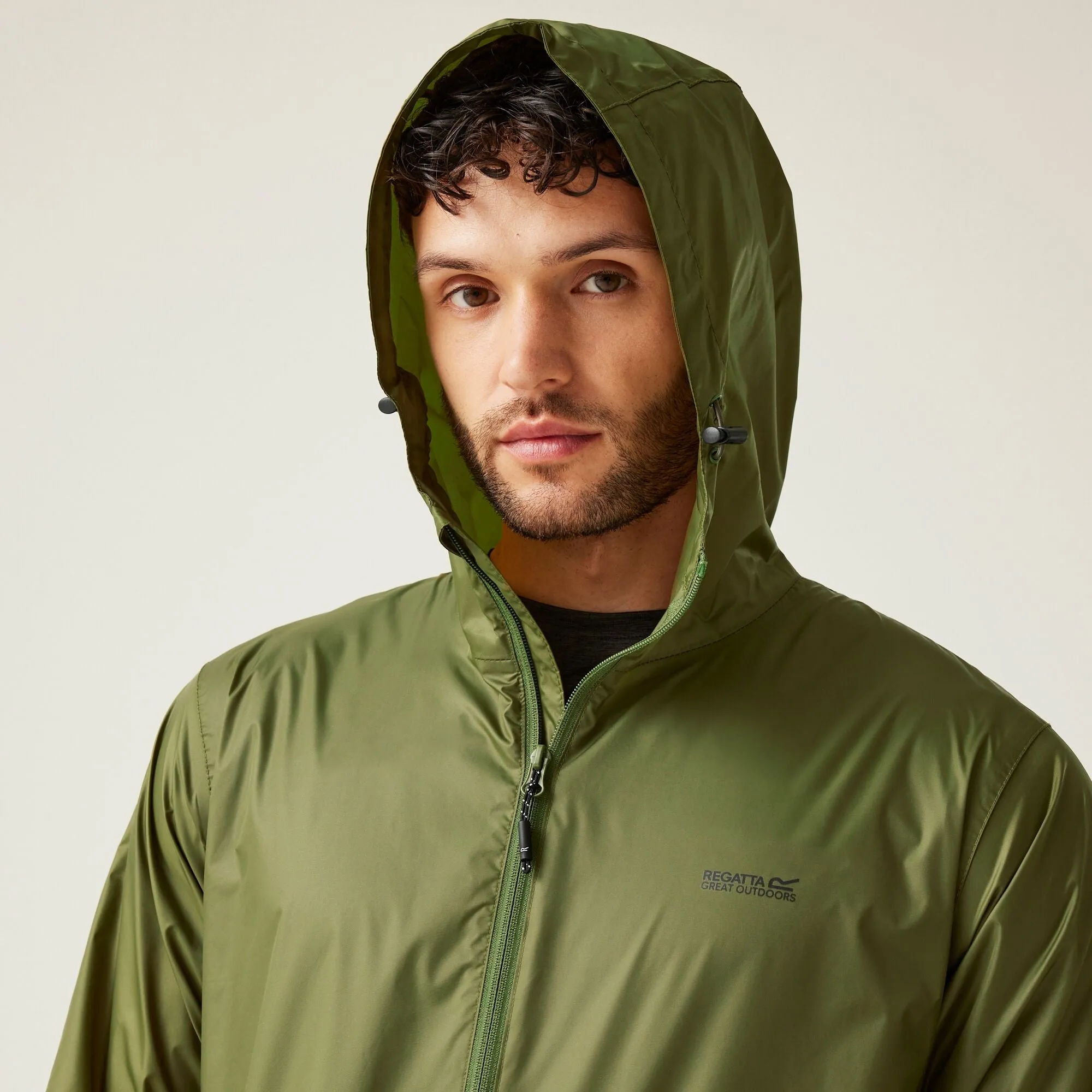 Regatta Mens Waterproof Pack It Jacket with Bag
