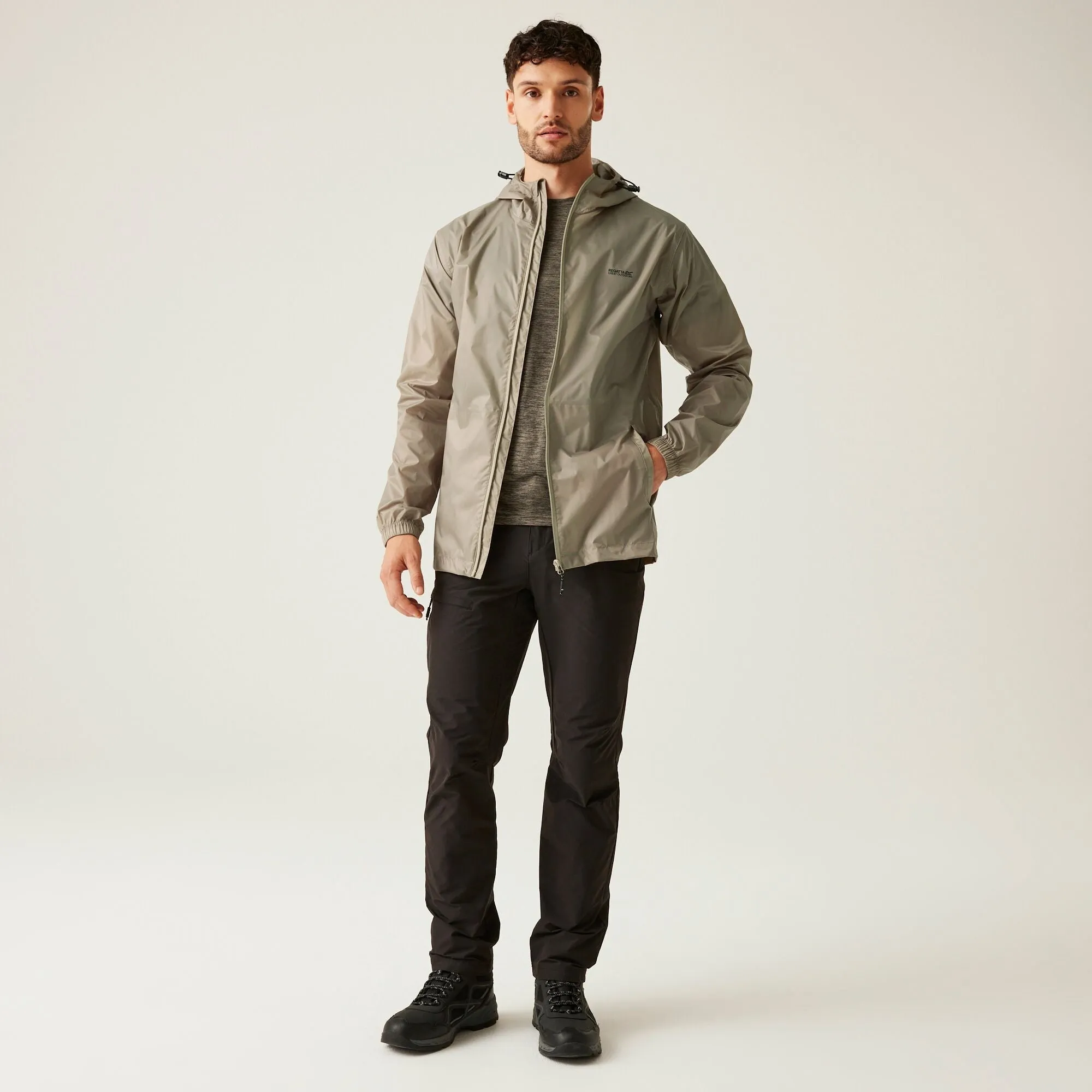 Regatta Mens Waterproof Pack It Jacket with Bag