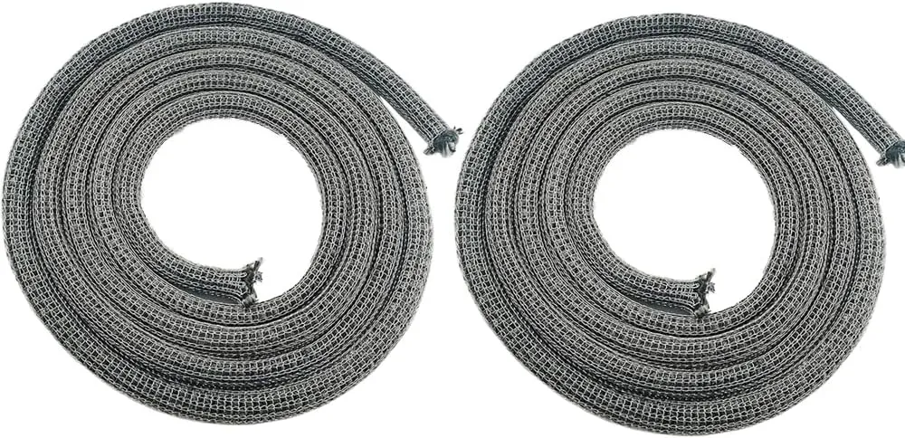 Replacement Fireproof gasket for burner of furnacestove VCGGB Stove Griddle Mesh AW Gasket 3441 0003441 52 inches long fits Vermont Castings Glass Fiber Griddle Mesh （2pack）