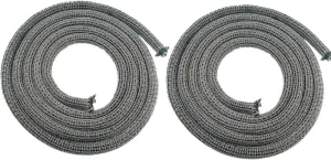 Replacement Fireproof gasket for burner of furnacestove VCGGB Stove Griddle Mesh AW Gasket 3441 0003441 52 inches long fits Vermont Castings Glass Fiber Griddle Mesh （2pack）