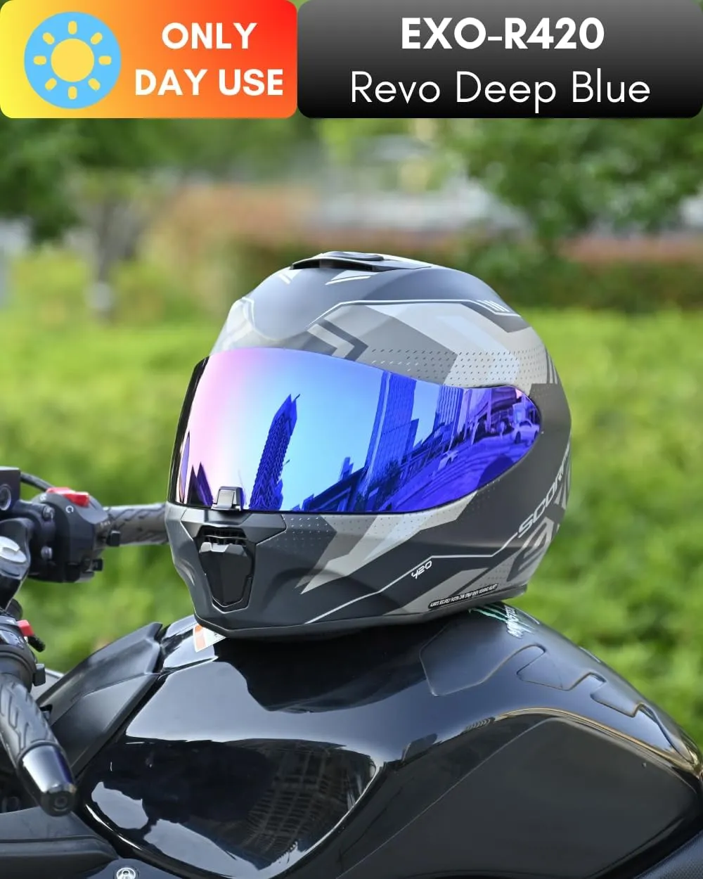 Replacement Motorcycle Helmet Visor Shield for R420 Visor Wearproof Windproof Sun Protection Helmet Accessories