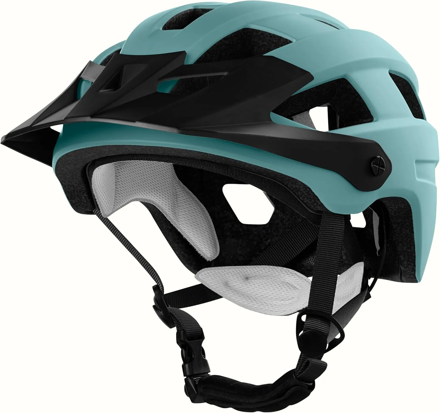 Retrospec Rowan Mountain Bike Helmet for Adults - MTB Style with Removable Visor and EPS Foam Interior for Men & Women – Adjustable Size, Lightweight & Breathable