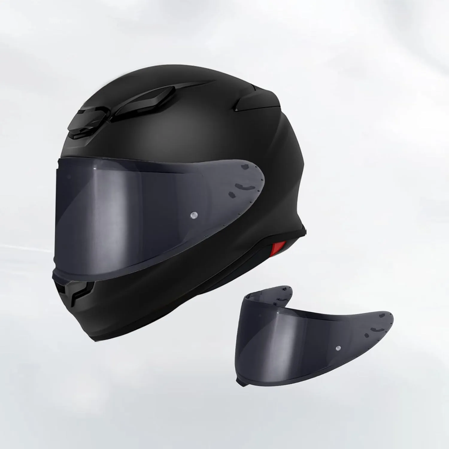 RF-1400 Helmet Visor Replacement Face Shield Accessories Compatible with RF1400/CWR-F2/Z8/NXR2/X-Spr Pro Helmets(Black)