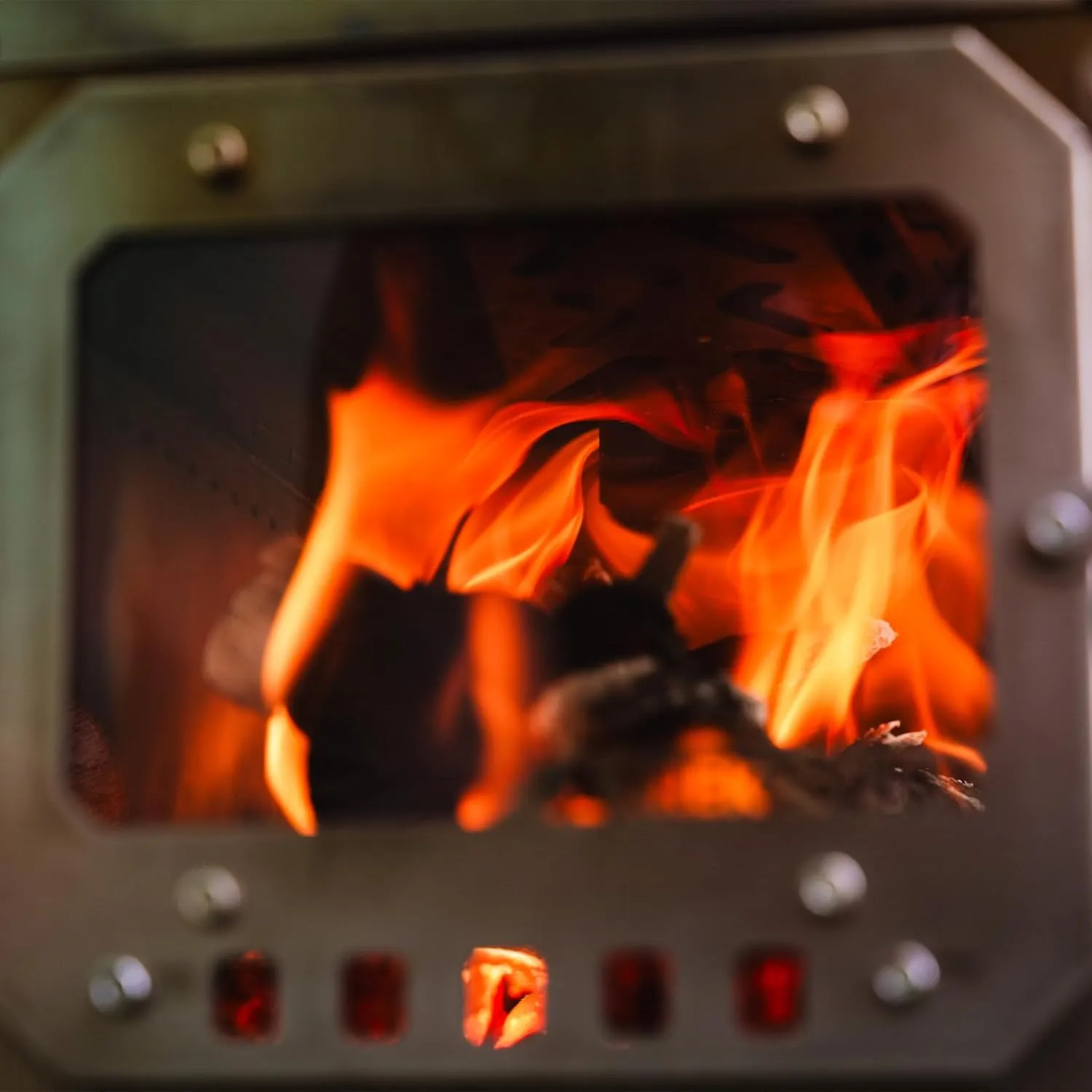 RIDGE Series Tent Wood Stove Glass (RIDGE 2 Front Door Glass)