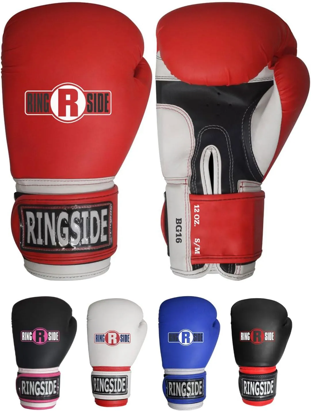 Ringside Pro Style Boxing Training Gloves Kickboxing Muay Thai Gel Sparring Punching Bag Mitts