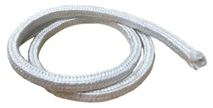 Rope Seal - Fiberglass Square Braided Rope Gasket 1" x 25 feet, Firm High-Density, Stove Boiler Furnace Oven Kiln Door Seal Gasket