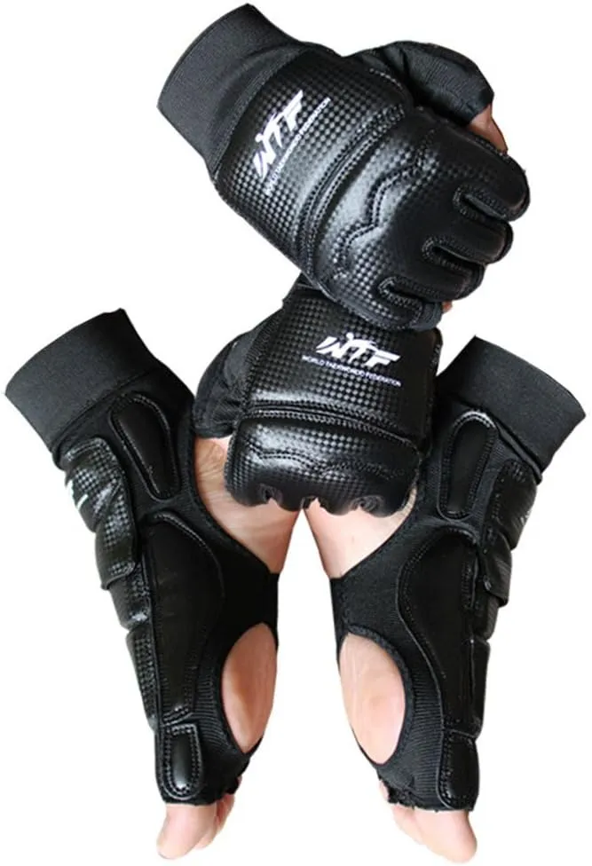 Rungear Taekwondo Training Boxing Foot Protector Gear WTF Approved Martial Arts Punching Bag Sparring MMA UFC Muay Thi Sparring Karate for Men Women Kids
