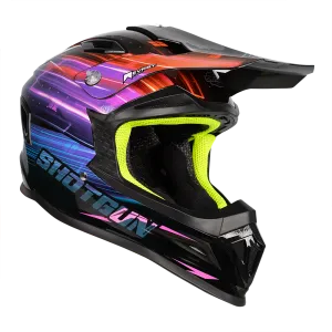 RXT SG1 ULTRA  BLUR BLACK & PINK HELMET