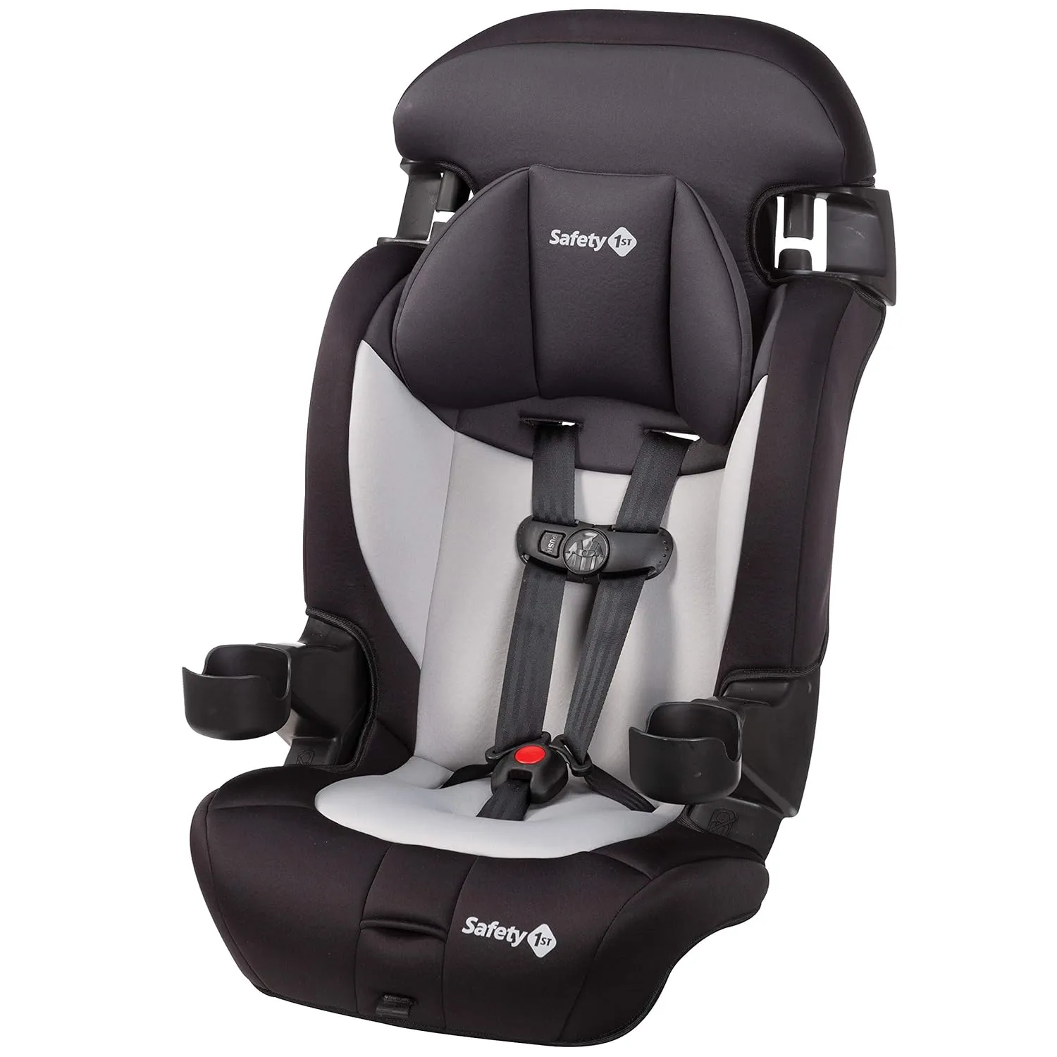 Safety 1st Grand 2-in-1 Booster Car Seat, Forward Facing Car Seat with Harness, High Back Booster Seat for Car, 30-65 Pounds and Belt-Positioning Booster, Car Seats, 40-100 Pounds, Black Sparrow