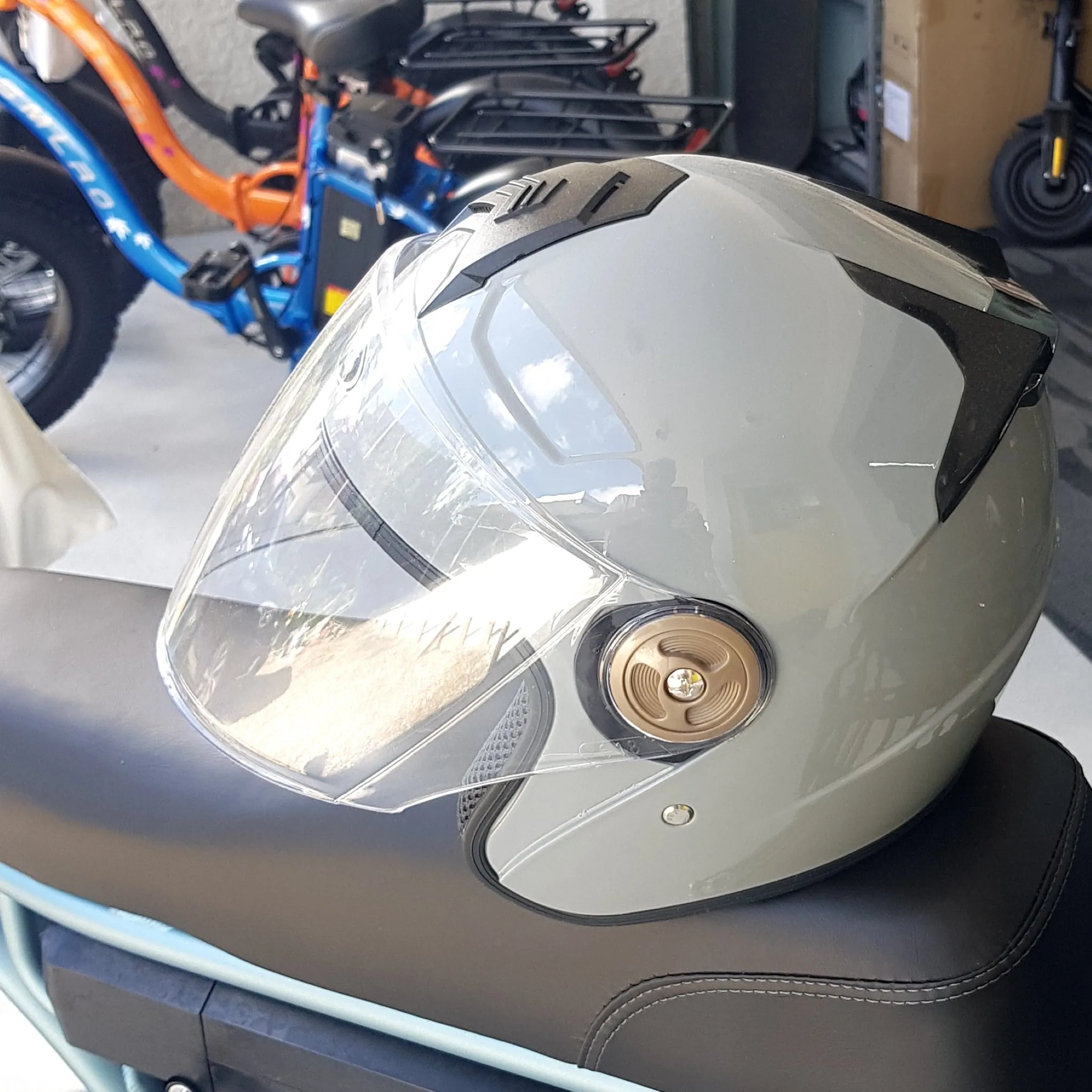 Safety Helmet  with Visor for jet boats and bikes