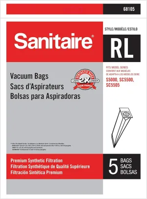 Sanitaire RL Premium Synthetic Bag 68105 (for EON Vacuums) White Large