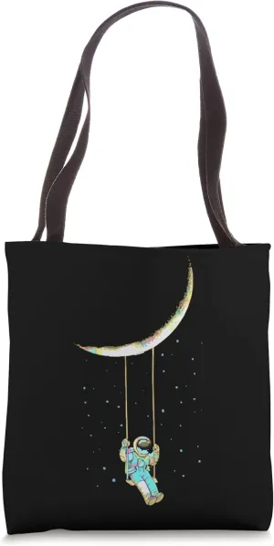 Saturn That Frown Upside Down - Funny Astronaut Jokes Tote Bag