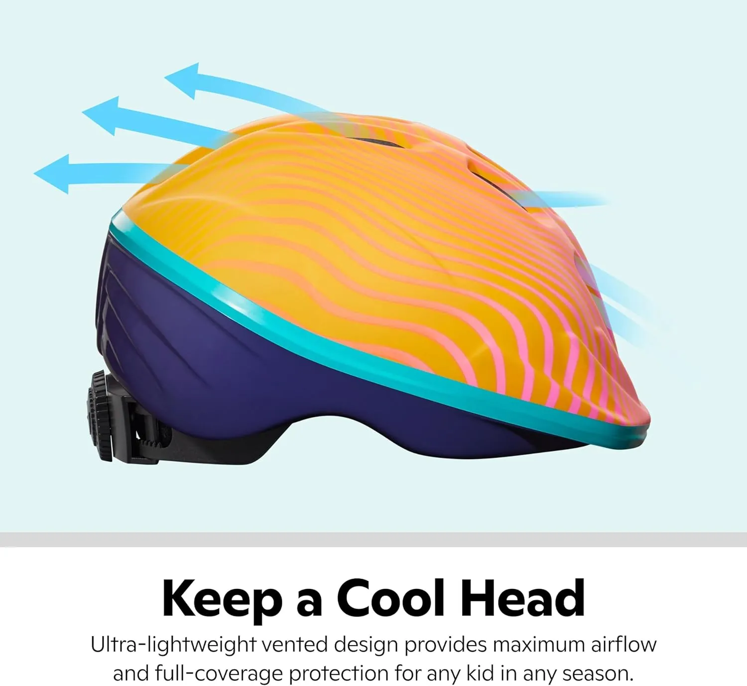 Schwinn Classic Toddler and Baby Bike Helmet for Boys and Girls, Dial Fit Adjustment and Full Range Padding, Extended Lower Shell