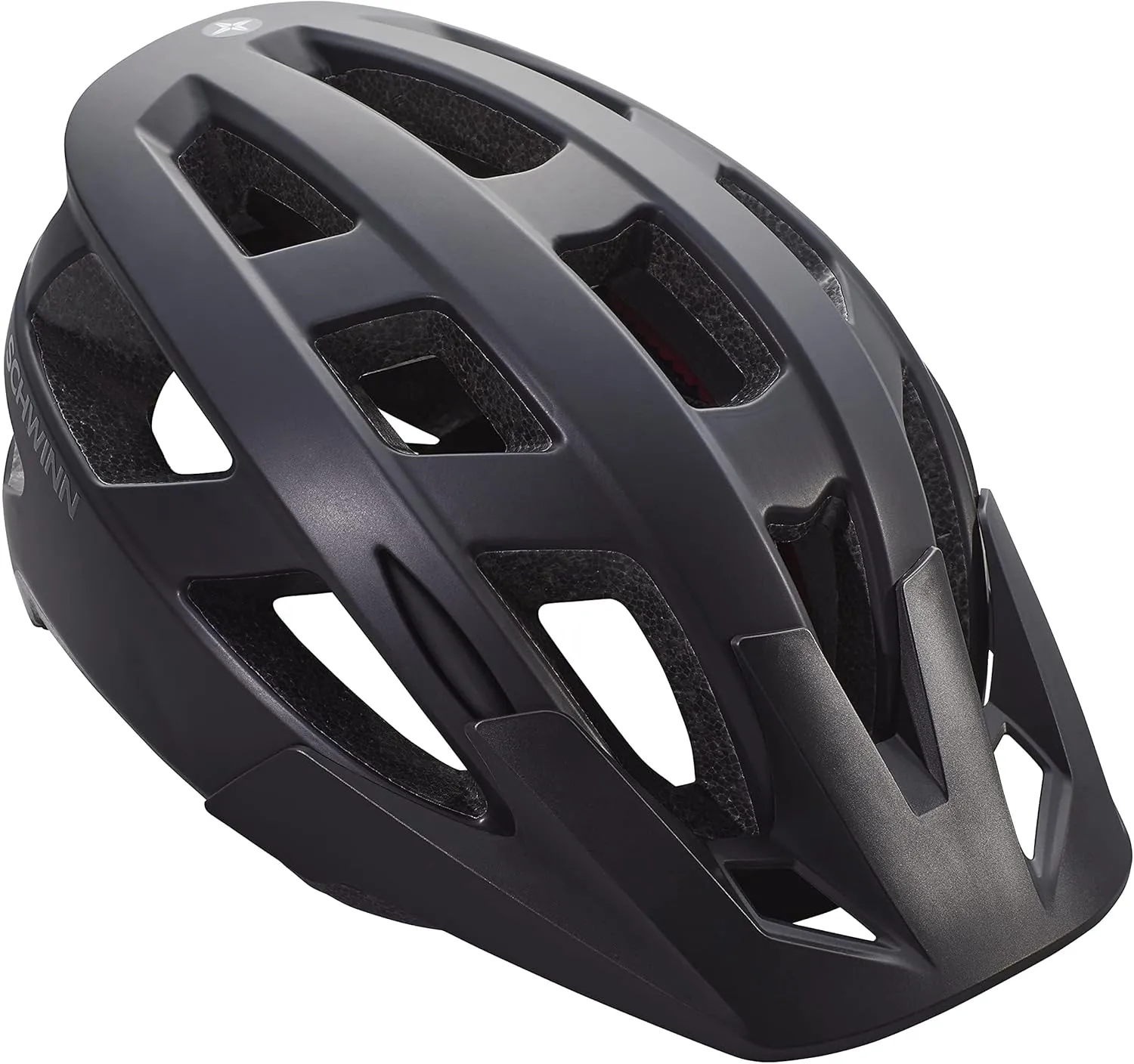 Schwinn Halcyon ERT Bike Helmet For Adult Youth Men Women, Ages 14 and Up, Can Fit Head Circumference 54-62 cm, With 19 Vents, Removable Visor, and Adjustable Locking Strap