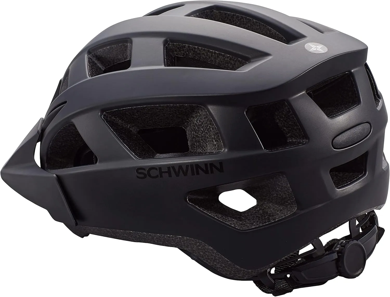 Schwinn Halcyon ERT Bike Helmet For Adult Youth Men Women, Ages 14 and Up, Can Fit Head Circumference 54-62 cm, With 19 Vents, Removable Visor, and Adjustable Locking Strap