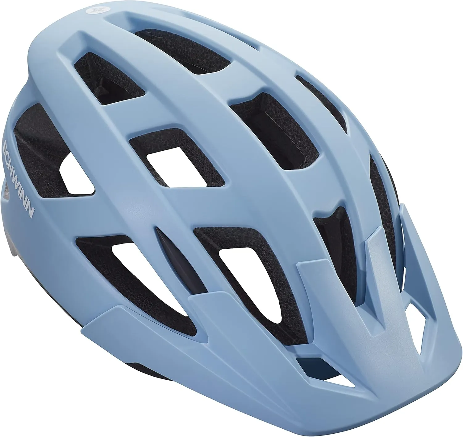 Schwinn Halcyon ERT Bike Helmet For Adult Youth Men Women, Ages 14 and Up, Can Fit Head Circumference 54-62 cm, With 19 Vents, Removable Visor, and Adjustable Locking Strap