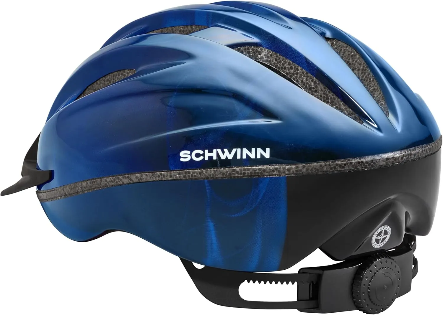 Schwinn Intercept Bike Helmet for Adult Youth Men Women Ages 8 and Up, Can Fit Head Circumference 54-62 cm, with 10 Vents, Snap On/Off Visor