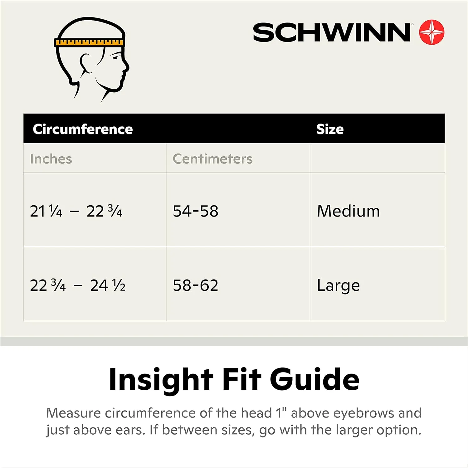 Schwinn LED Insight ERT Bike Helmet For Adult Youth Men Women, Front & Rear LED Lights, Can Fit Head Circumference 54-62 cm, With 19 Air Vents, Removable/Washable Padding, and Adjustable Locking Strap