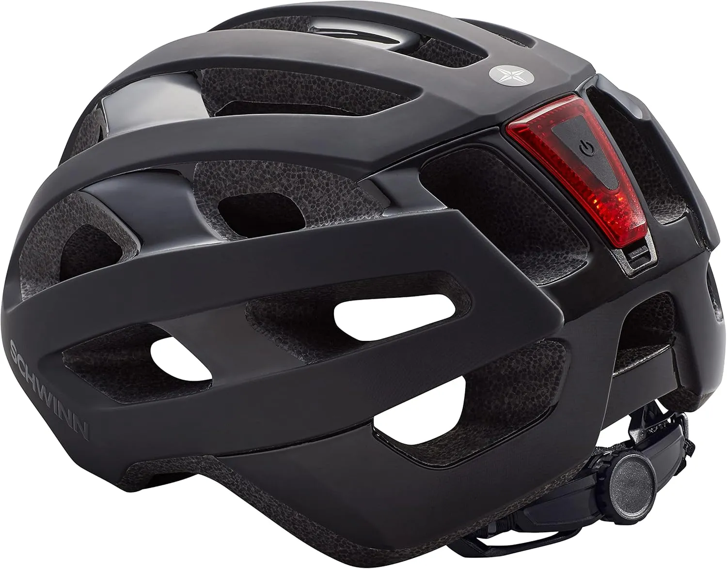 Schwinn LED Insight ERT Bike Helmet For Adult Youth Men Women, Front & Rear LED Lights, Can Fit Head Circumference 54-62 cm, With 19 Air Vents, Removable/Washable Padding, and Adjustable Locking Strap
