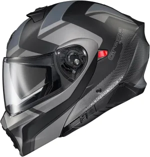ScorpionEXO GT930 Open Full Face Transformer Adult Motorcycle Helmet Bluetooth Ready Speaker Pockets DOT ECE P/J Approved Morph (Phantom - X-Large)
