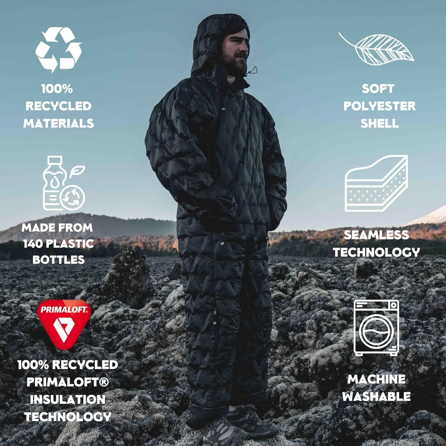 Selk'bag Pro Wearable Sleeping Bag I Outdoor and Indoor Sleeping Bag for Camping, RV Trips, Travelling, Hammocks, Backpacking, Lounging