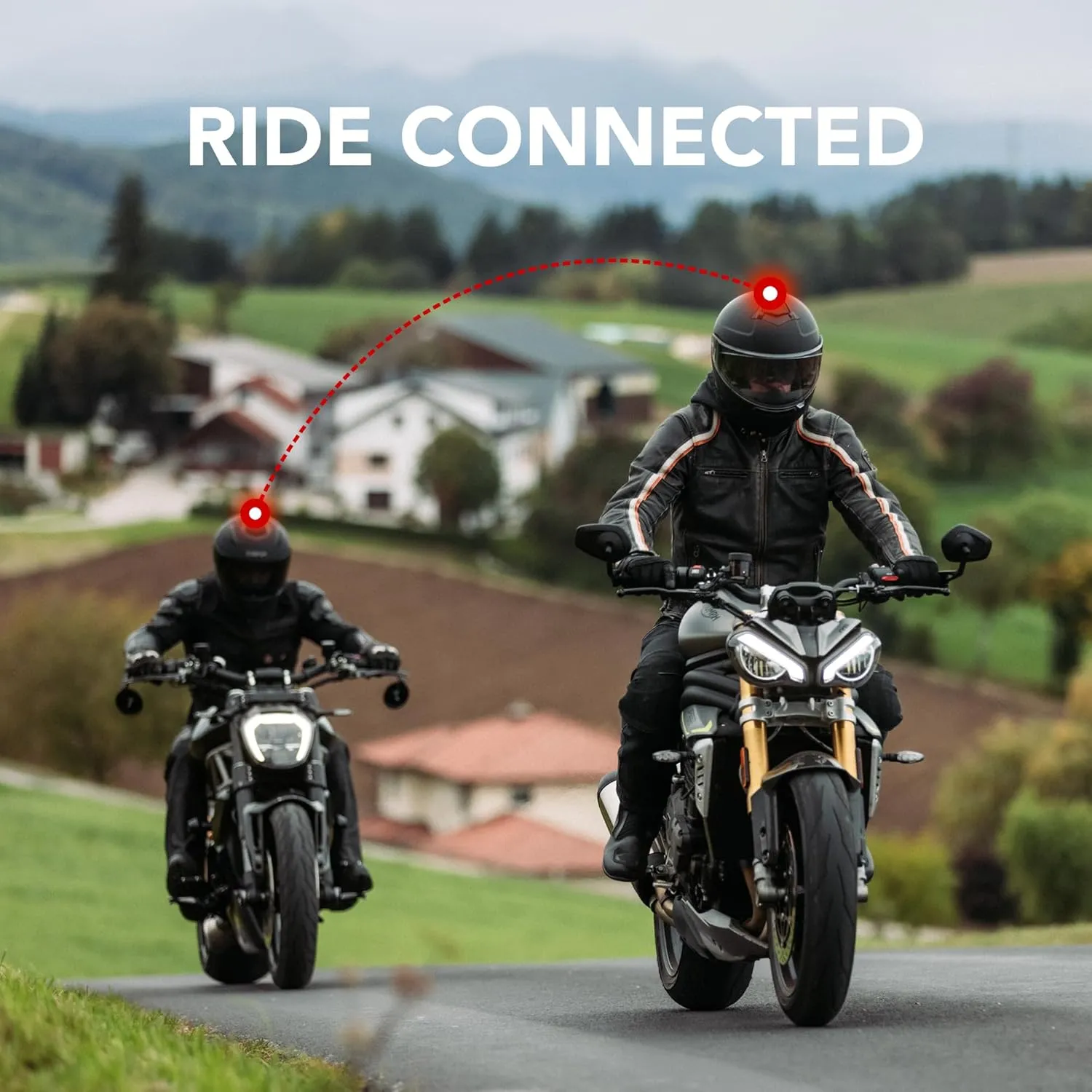 Sena Stryker Full Face Smart Helmet with Integrated Mesh and Bluetooth Communications, LED Taillight, and Sound by Harman Kardon, DOT (Matte Black, X-Large)