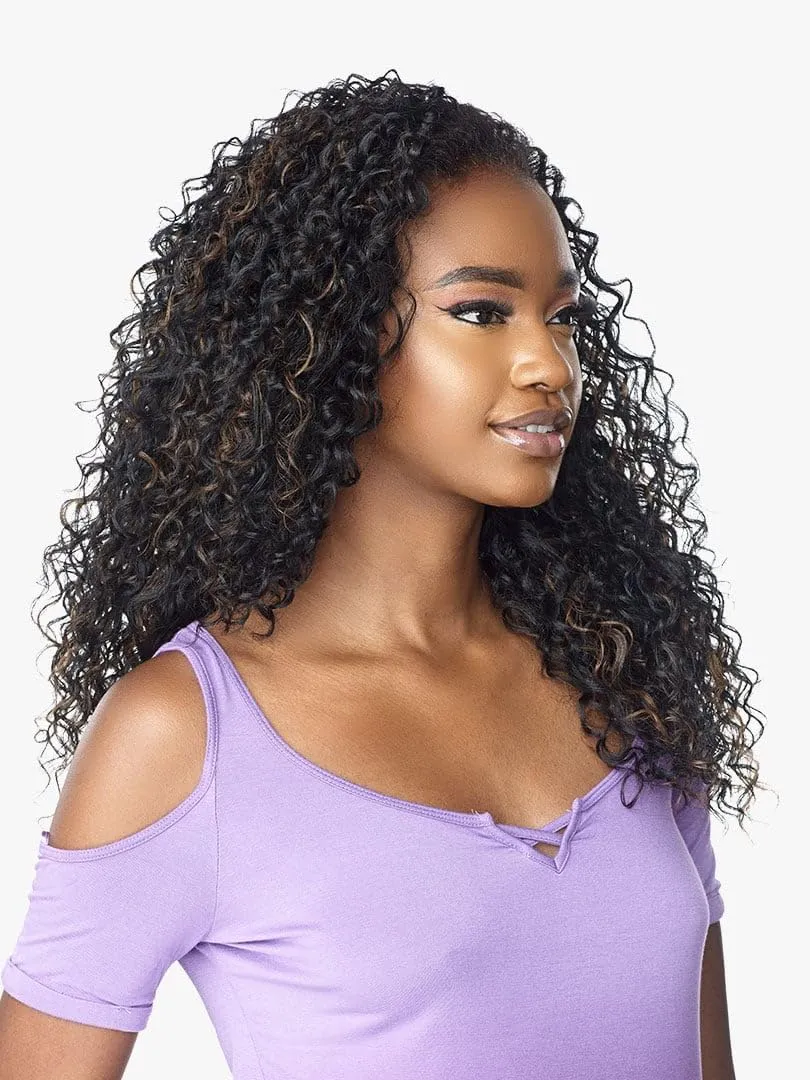 Sensationnel Instant Weave Half wig - Synthetic half wig cap for seamless hair blending - DALIA Instant Weave (1)